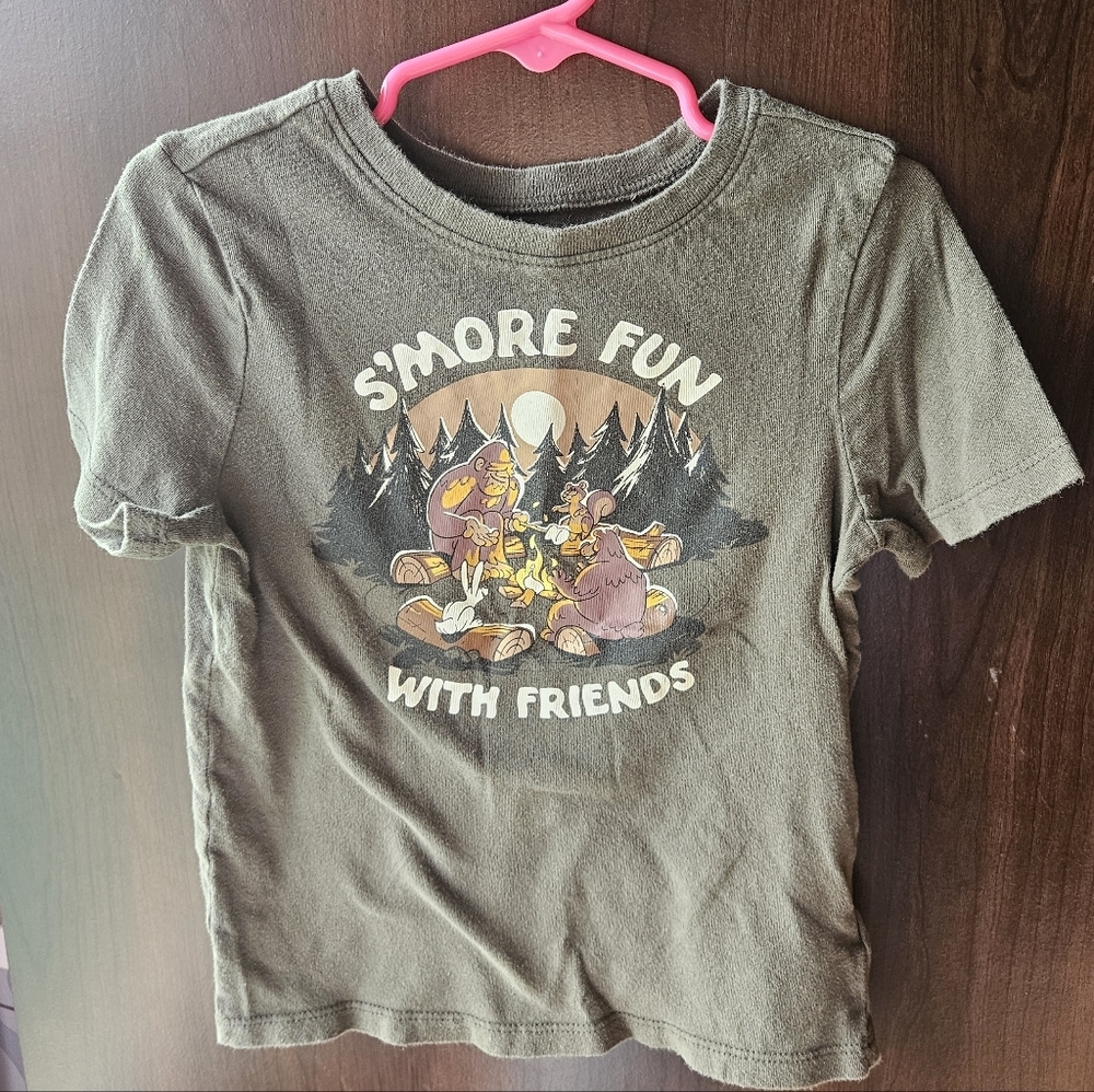 Old Navy Kids S'more Fun T-Shirt - Olive